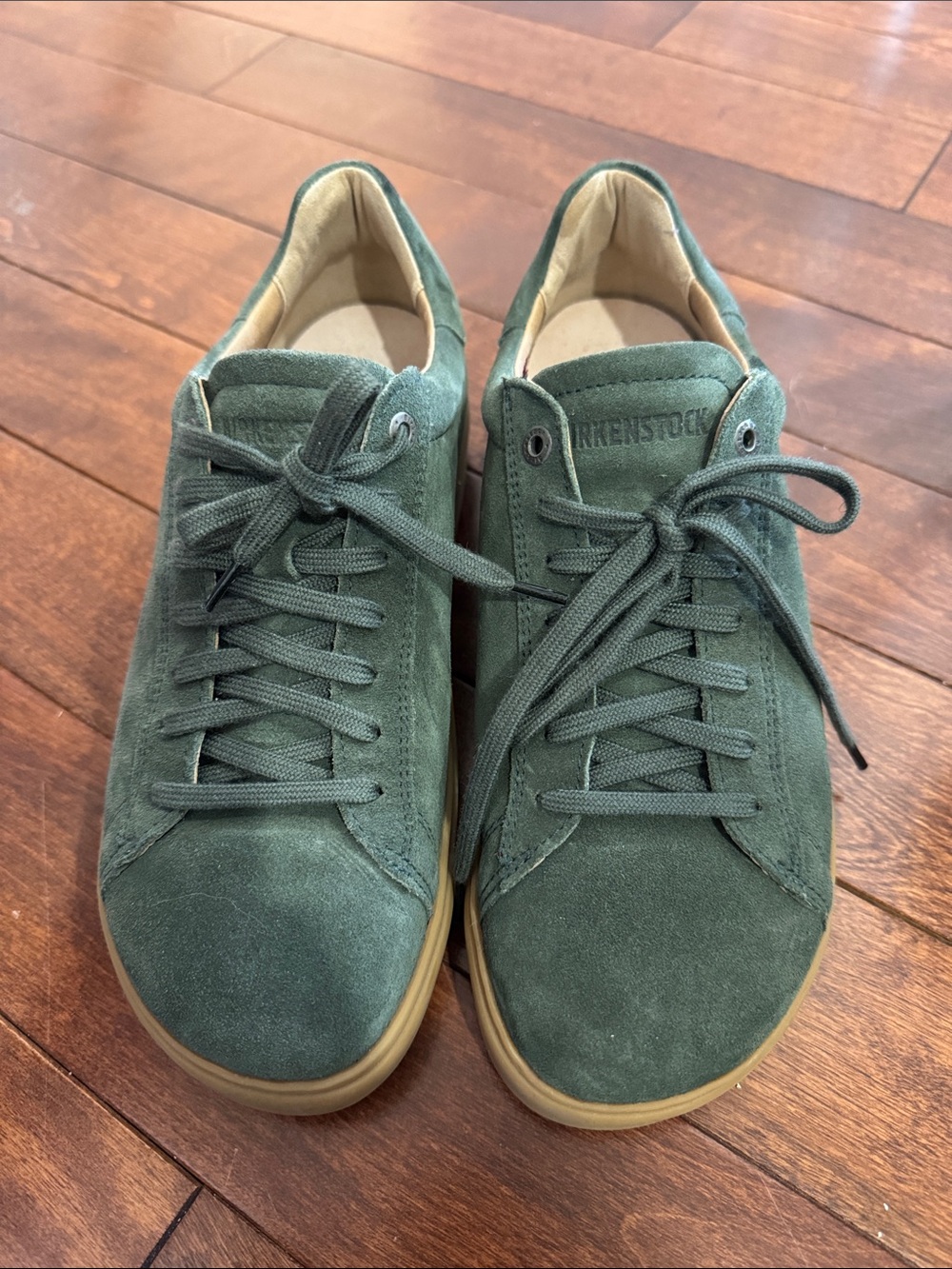 Birkenstock Men’s Forest Green Suede Sneakers